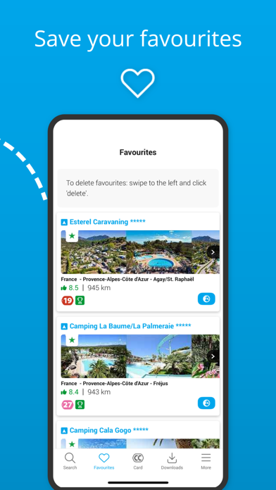 CampingCard ACSI Screenshot