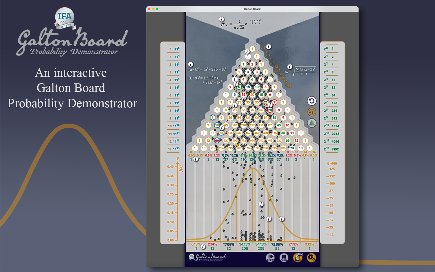 Galton Board App