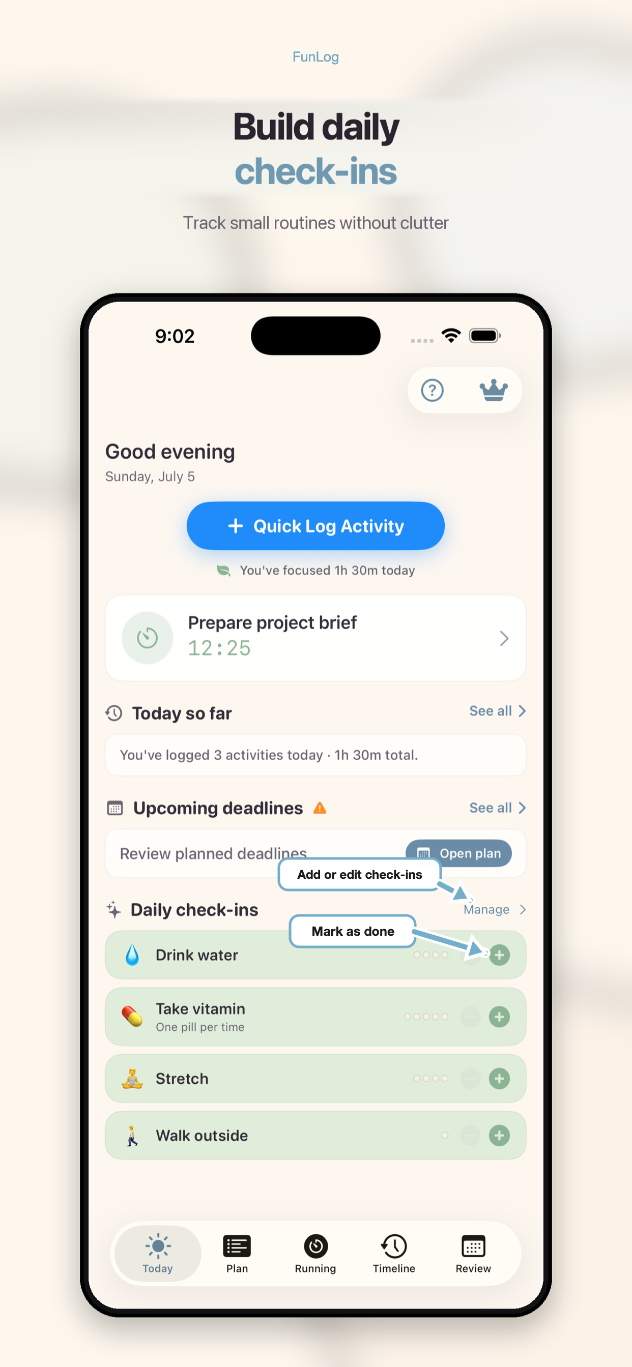 FunLog screenshot 5