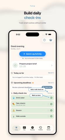 FunLog screenshot