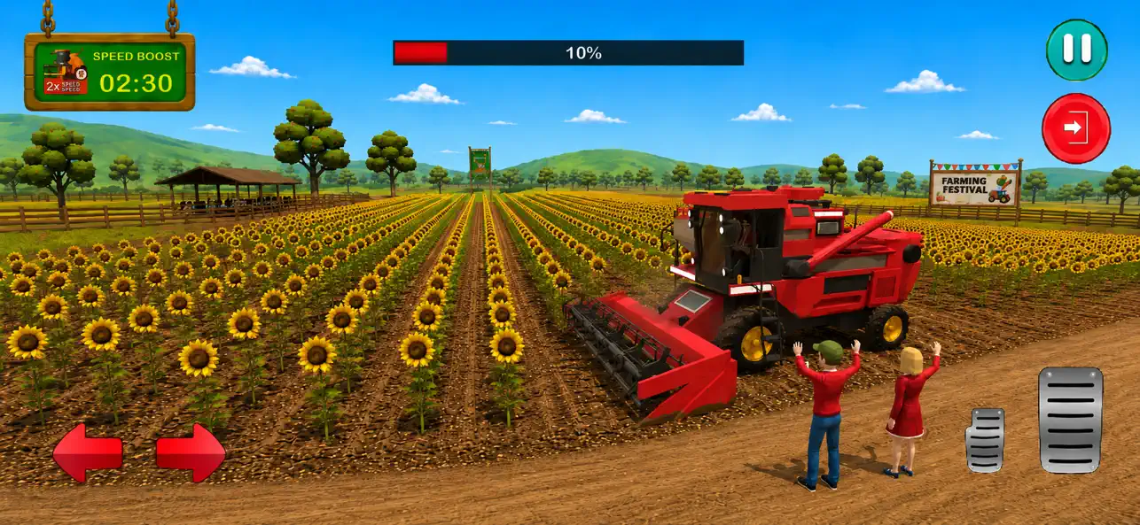 Screenshot #3 pour Tractor Simulator Farm Harvest