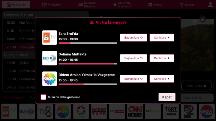 Screenshot #3 pour Uyanık TV - Canlı TV