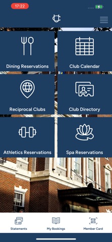 University Club DC iPhone screenshot