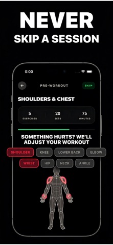 Emperia: AI Gym Workout Log Screenshot 3 of 5