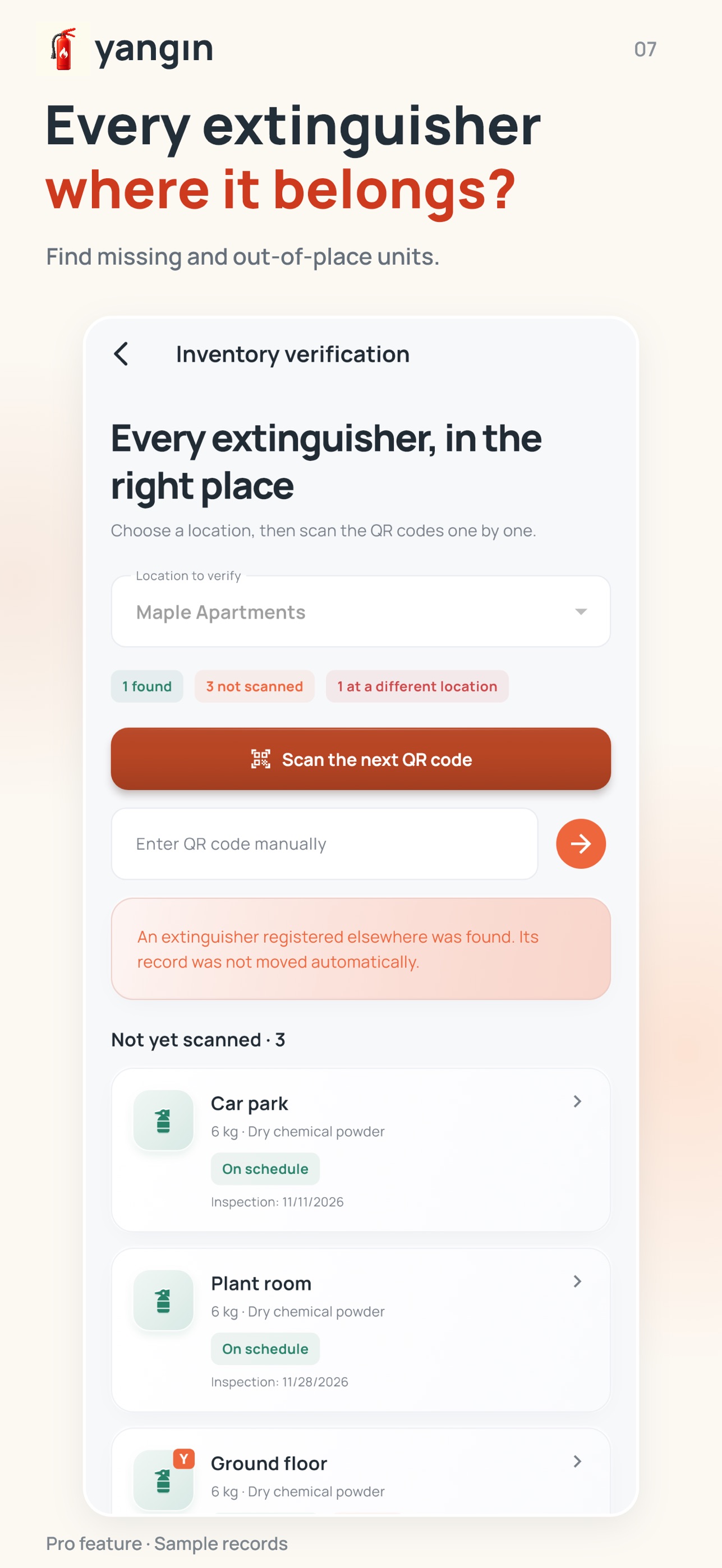 Screenshot 7 of Yangın: Extinguisher Tracker