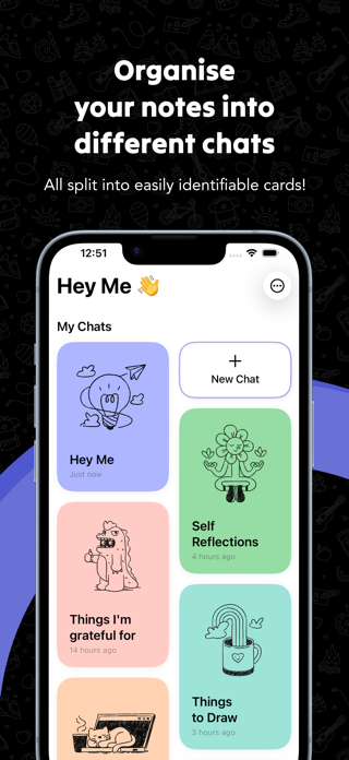 Hey Me - Chat Notes Screenshot 3 of 6