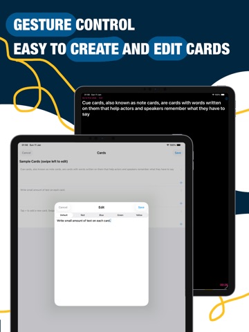 HintApp - Cue Cards & Notes iPad screenshot