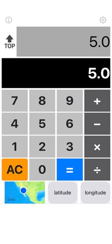 Calculator with GPS Screenshot 1 of 1