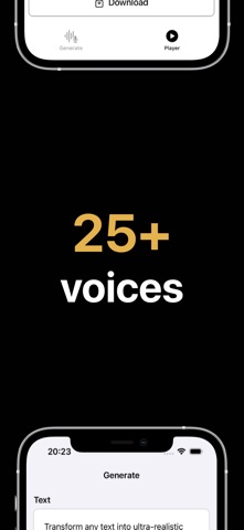 Text to Speech AI – VoiceText iPhone screenshot