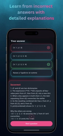 Cyberskamp Quiz iPhone screenshot