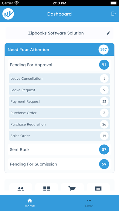 Screenshot 4 of ZipERP App