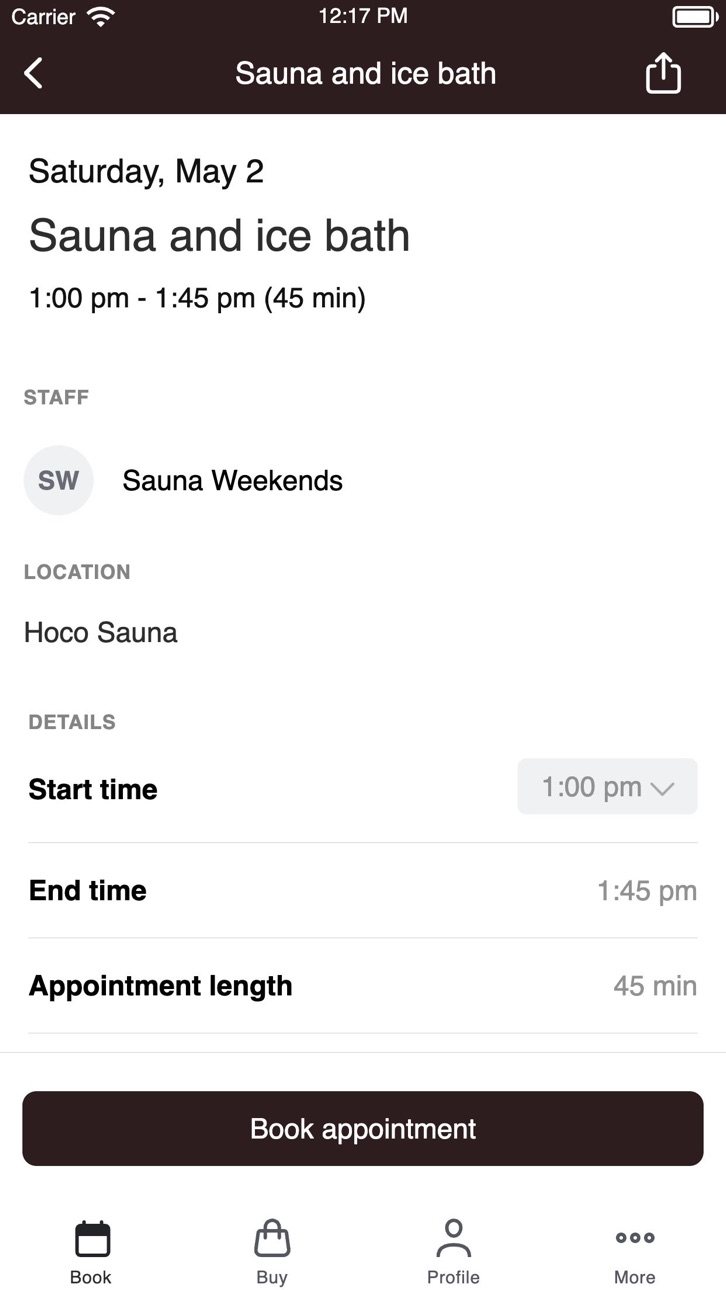 iPhone screenshot