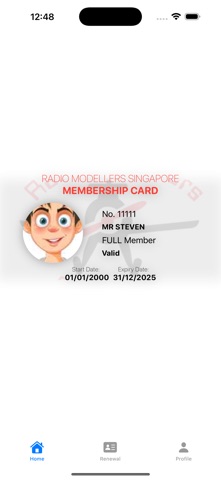RMS Membership screenshot