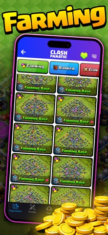 Clash Fanatic - 复制【部落冲突】的地图和基地 screenshot