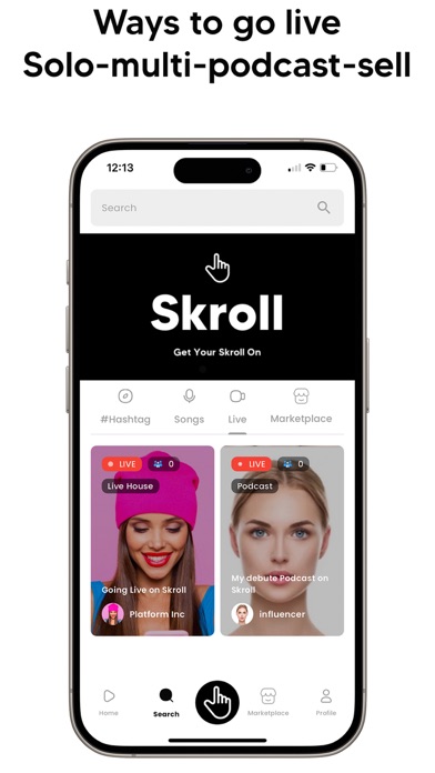 Skroll App Screenshot