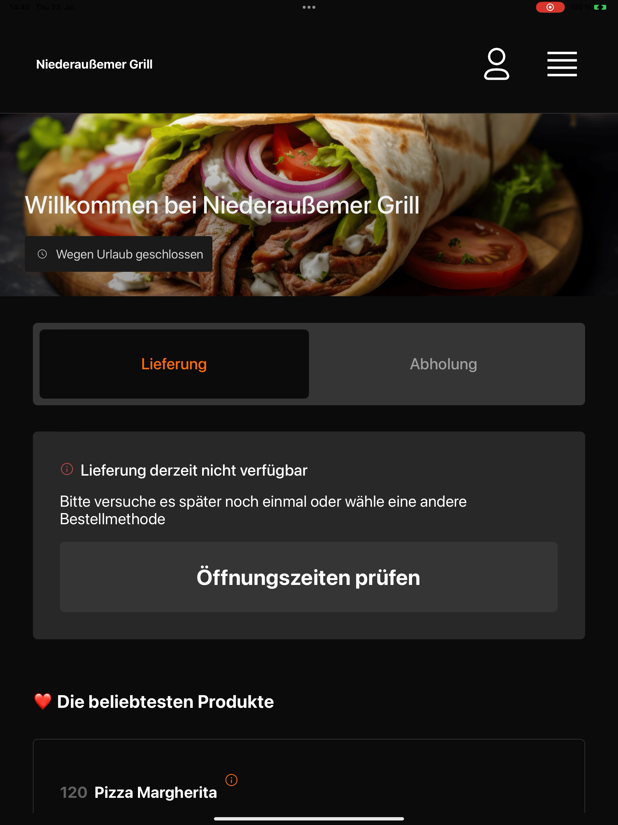 Niederaußemer Grill screenshot 13