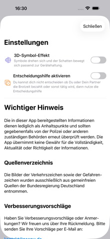 Streifenhilfe screenshot