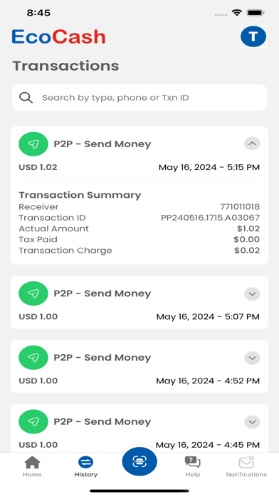 EcoCash Zimbabwe Screenshot