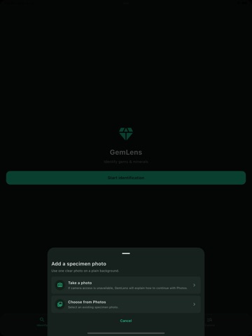 GemLens - Gem Identifier iPad screenshot