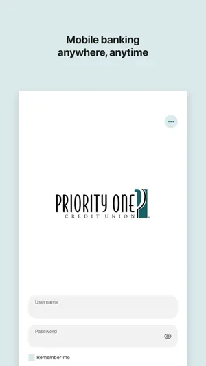 Priority One Credit Union screenshot 1