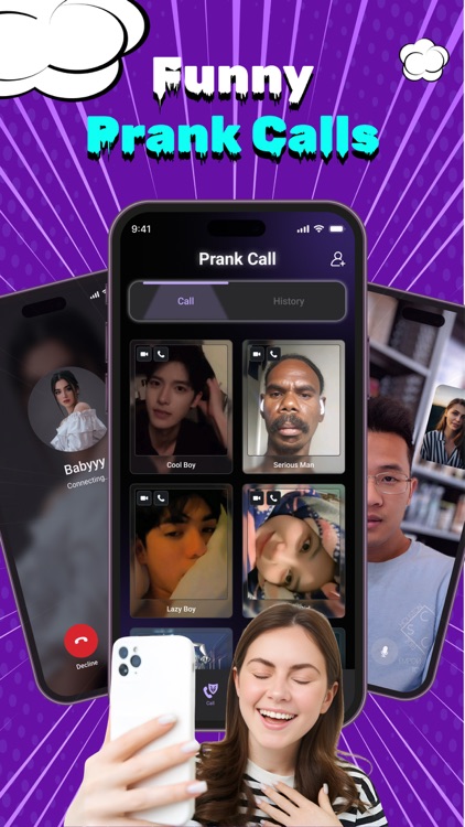 Laughio: Sound, Call & Camera