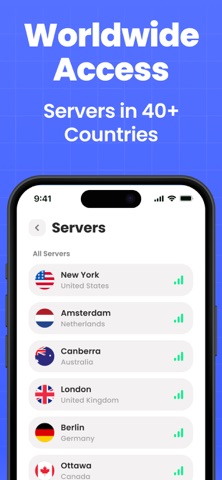 Hideon VPN - Fast & Secure iPhone screenshot