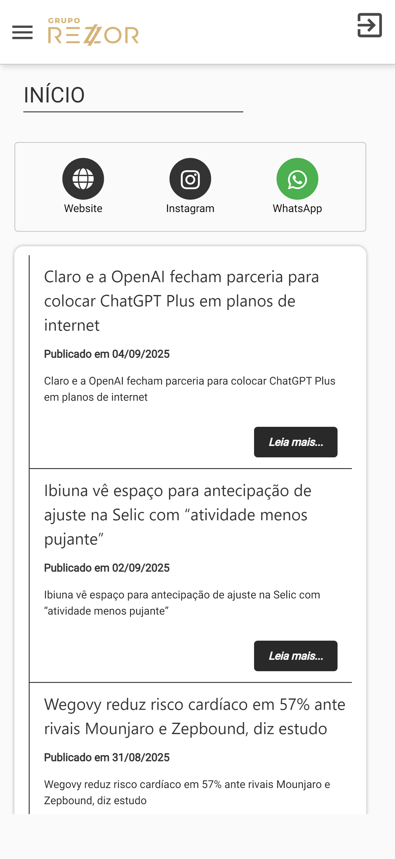 Grupo Rezor screenshot 3