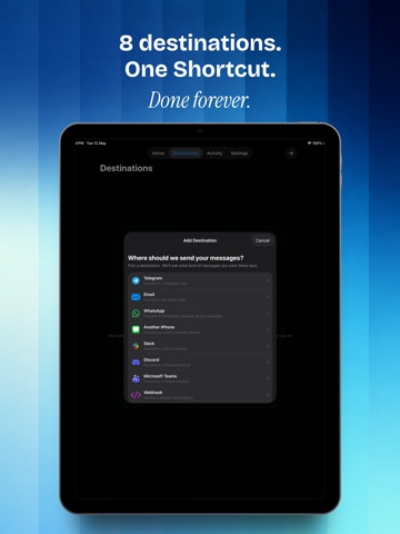 Relay: SMS Forwarding iPad screenshot
