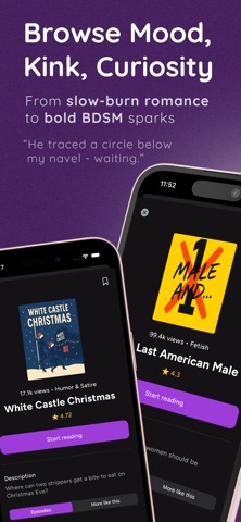 Erotic Adult Stories - Crave iPhone screenshot