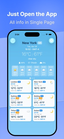 Weather TravelWorld iPhone screenshot