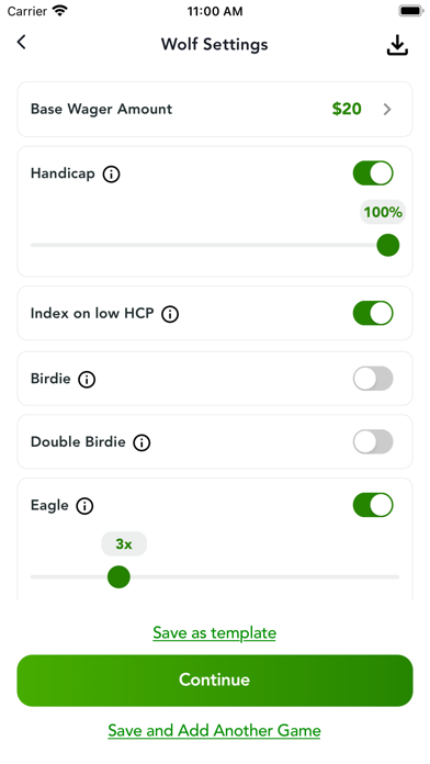 Press Golf App Screenshot