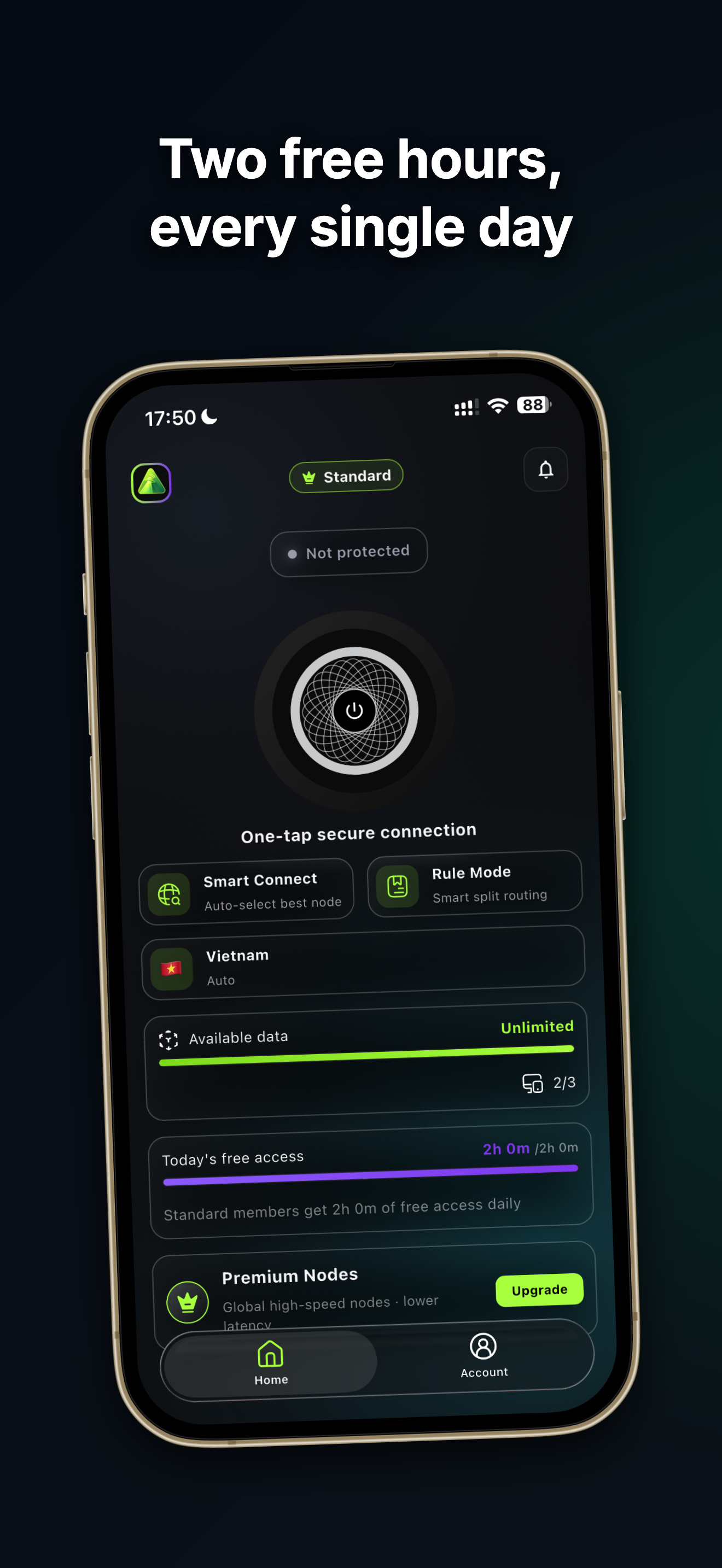 UAP VPN screenshot 2