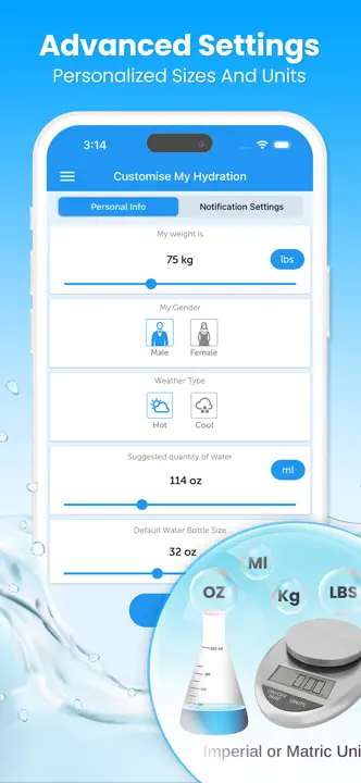 Drink Water Reminder Pro: Screenshot 2 von 5