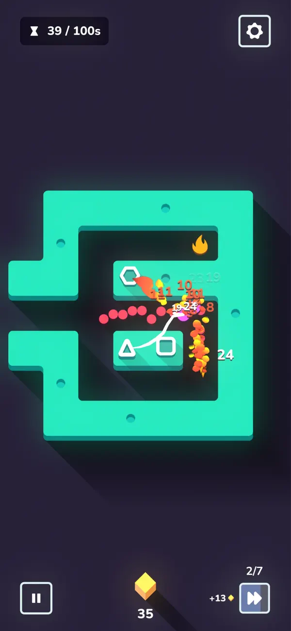 Outhold iPhone Spiel Screenshot 4 – Spiele
