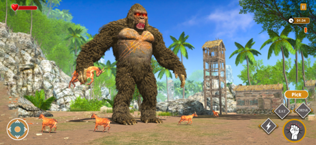Giant Bigfoot Gorilla Rampage screenshot 4
