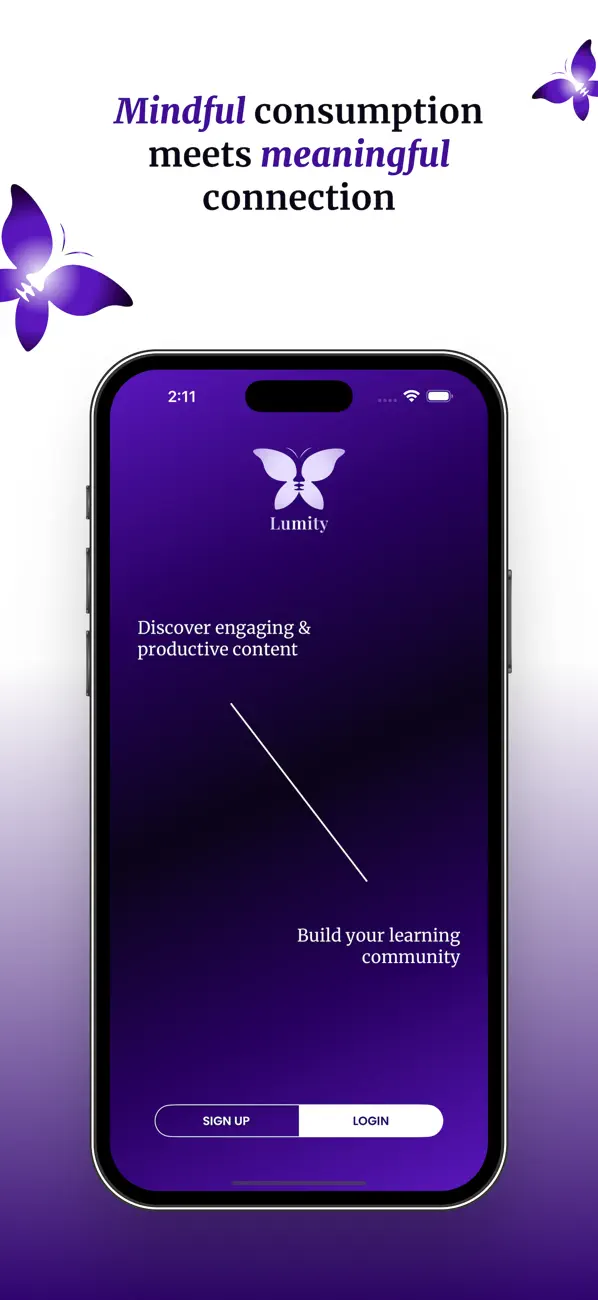 Screenshot #1 pour Lumity – Learn. Share. Grow.