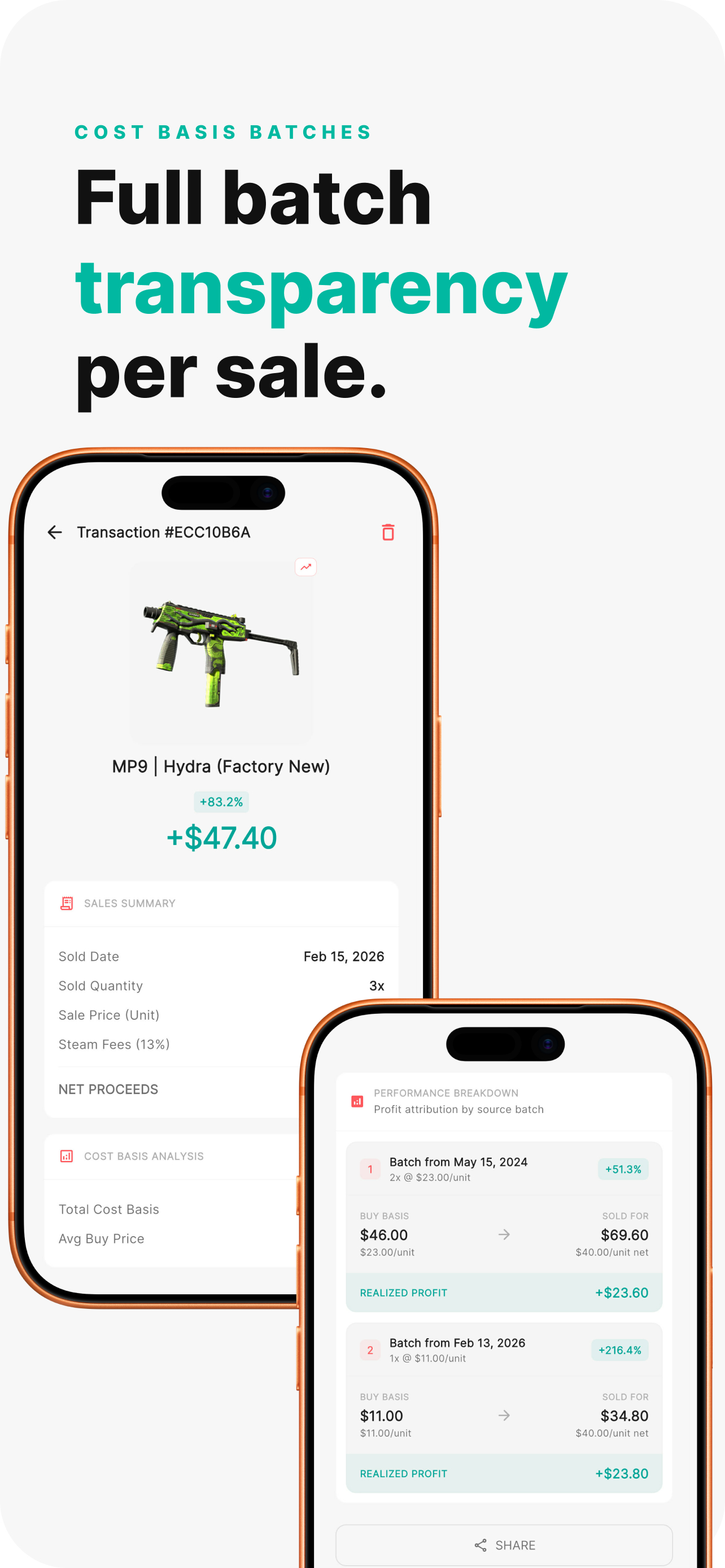SkinVestments: CS2 Investments screenshot 3