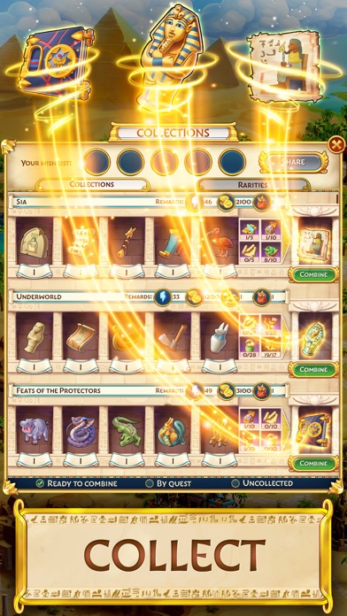 Jewels of Egypt・Match 3 Puzzle Screenshot