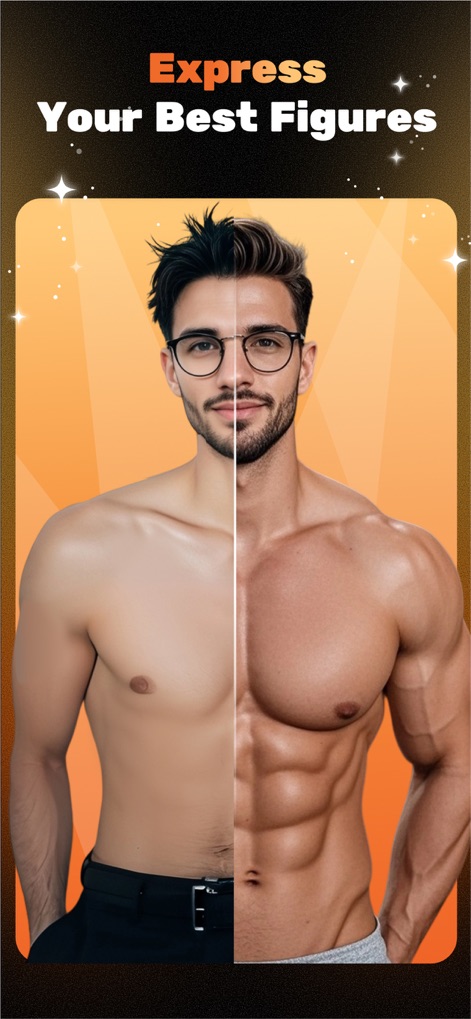 a1.art:Fun AI Photo Generator - Les utilisateurs peuvent remodeler leur silhouette avec une précision remarquable, affinant les muscles ou améliorant la posture pour des résultats impressionnants et personnalisés.