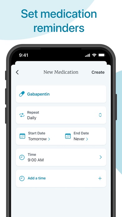 Wellframe iPhone screenshot 5 - Medical app