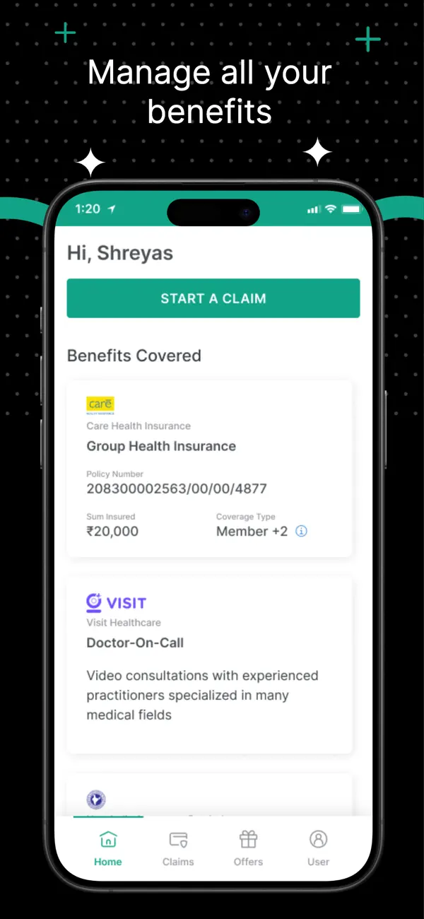 Screenshot #1 pour Healthysure