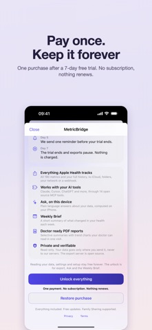 MetricBridge: Health Data Screenshot 5 of 9