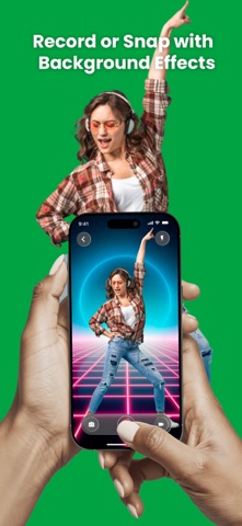 Green screen App screenshot