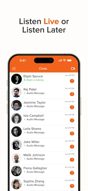 Voxer Walkie Talkie Messenger screenshot 2