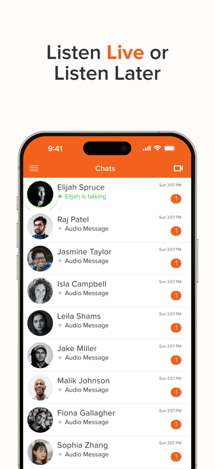 Voxer Walkie Talkie Messenger 的 App Store 截图 2