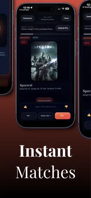 WatchPick: Swipe to Decide screenshot 1