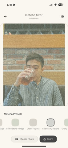 Matcha Filter screenshot