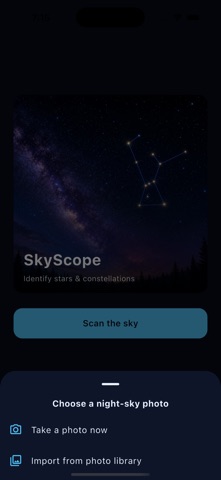 SkyScope – Night Sky Guide iPhone screenshot