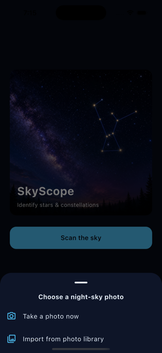 SkyScope – Night Sky Guide Screenshot 2 of 5
