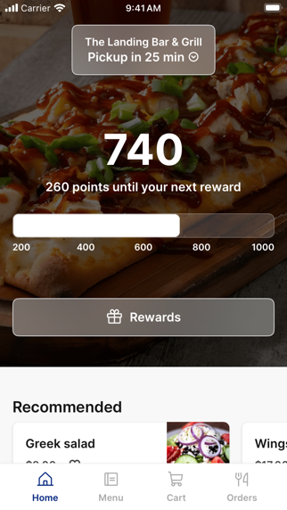 The Landing Bar iPhone screenshot 1 - Food & Drink app